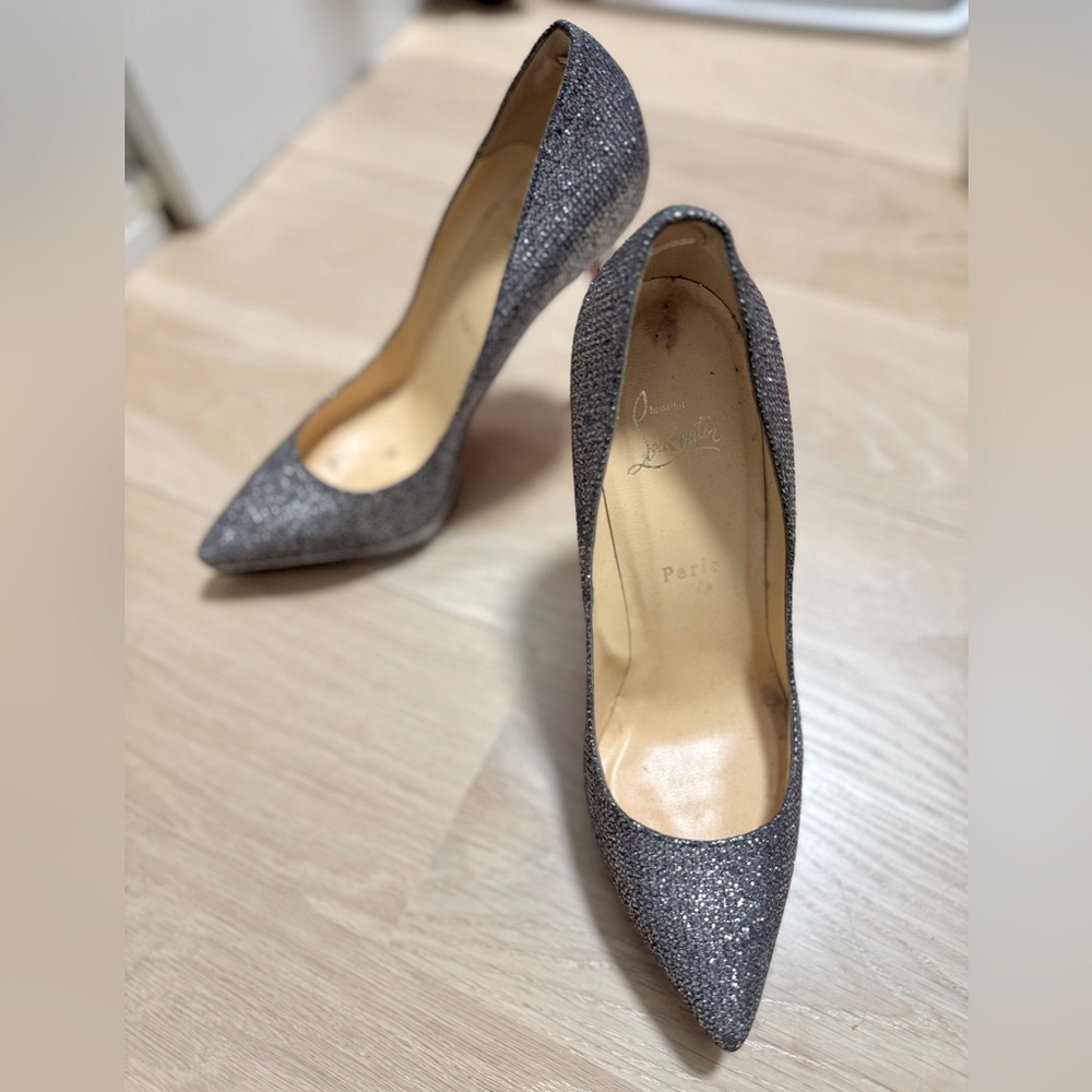 Louboutin Glitter Pumps